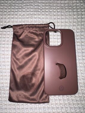 Loopy Case Soft-Touch Phone Case with Loop - Mauve Brown